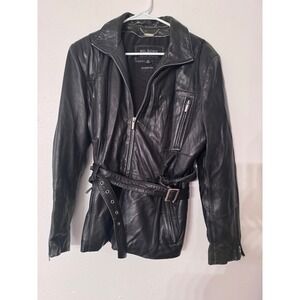 Vintage Wilsons Black Leather Jacket
